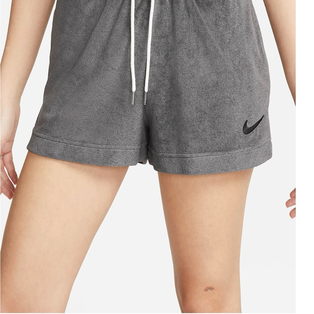 Nike Women's Terry Shorts, gray sz L